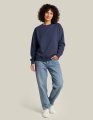 Heren Sweater Clique Loose Fit Marine